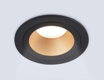 Светильник встраиваемый Ambrella Light TN102825 в стиле Хай-тек, цвет черный