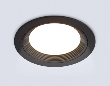Светильник встраиваемый Ambrella Light TN51802 в стиле Хай-тек, цвет черный