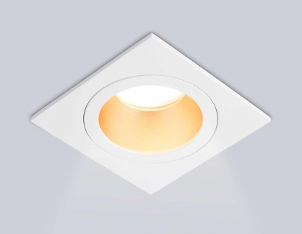 Светильник встраиваемый Ambrella Light TN102827 в стиле Хай-тек, цвет белый