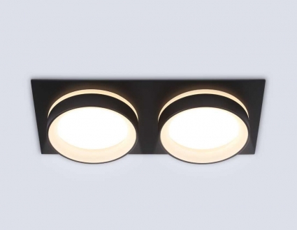 Светильник встраиваемый Ambrella Light TN6712 в стиле Хай-тек, цвет черный