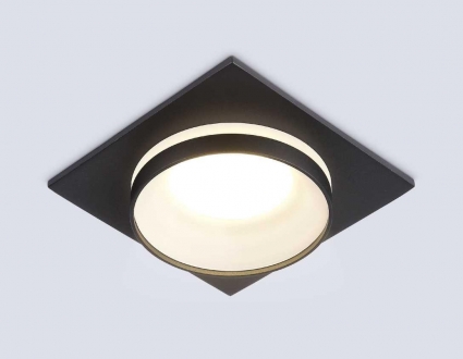Светильник встраиваемый Ambrella Light TN30710 в стиле Хай-тек, цвет черный