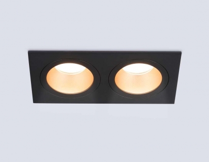 Светильник встраиваемый Ambrella Light TN102833 в стиле Хай-тек, цвет черный