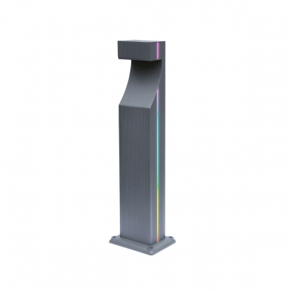 Уличный светодиодный светильник Kink Light Келси 09205-F(220V),16(RGB), в современном стиле, цвет серый