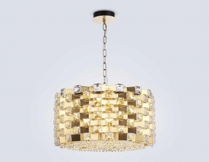 Подвесная люстра с хрусталем Ambrella light High Light LH41003, в стиле арт-деко