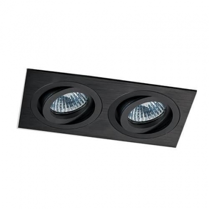 Встраиваемый светильник Italline SAG203-4 black/black в современном стиле, цвет черный