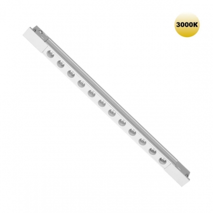 Трековый светильник Novotech для низковольтного шинопровода IP20 LED 12W 48V 3000K 580Лм FLUM 359510 в стиле Хай-тек, цвет белый