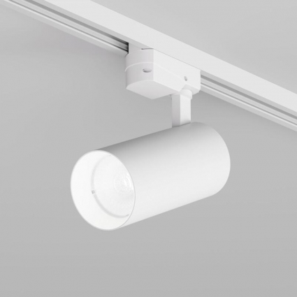 Трековый светодиодный светильник DENKIRS SOLID KOPER DK6454-WH в современном стиле, цвет белый