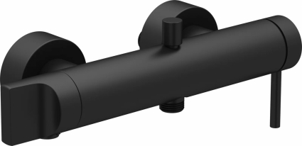 Смеситель для ванны с душем VitrA Origin A4261936WTC матовый черный, однорычажный, длина излива 7.7 см