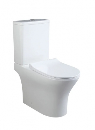 Унитаз-компакт напольный Cerutti Spa Bernina Tornado 10815 белый, 35x65 см
