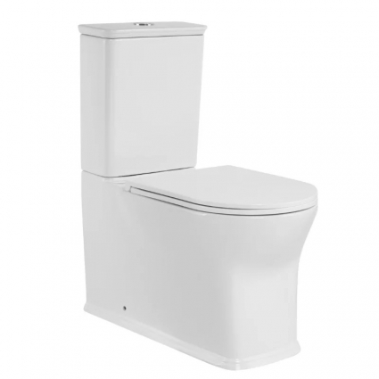 Унитаз-компакт напольный SantiLine SL-5042T белый 35.5x68 см