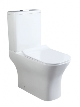 Унитаз-компакт напольный Cerutti Spa Vettore 10816 белый, 35x65 см
