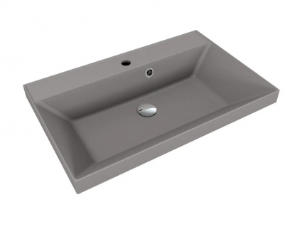 Style Line Умывальник ASTI 700x450 кварц, серый шелк