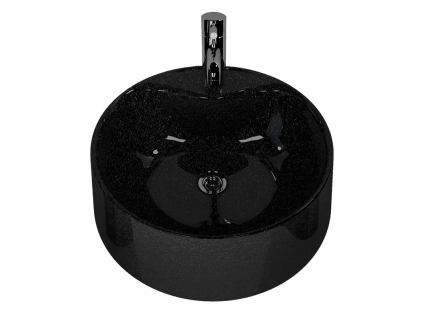 Накладная раковина Stella Polar Сириус SP-00001342 45 см, черный металлик