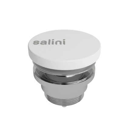 Донный клапан для раковины Salini D 602 глянцевый белый
