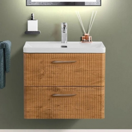Тумба под раковину без столешницы BelBagno Due 60 rovere nature подвесная, матовая