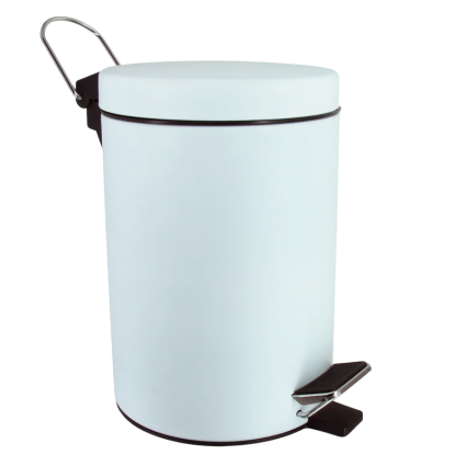 Мусорное ведро Wasserkraft Kammel 633W 3 л white цвет белый, напольное