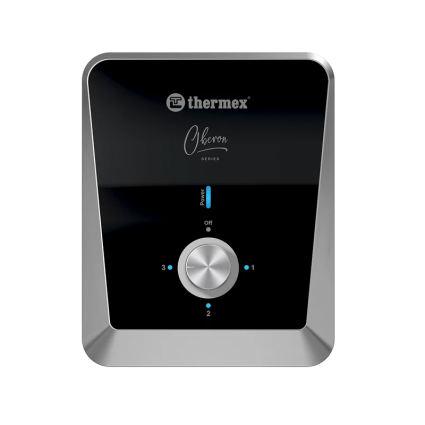 Проточный водонагреватель Thermex Oberon 6000 электрический погружной ТЭН, черный, с защитой от перегрева