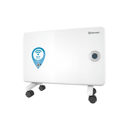 Электрический конвектор Thermex Frame 1000E Wi-Fi 401017 на площадь 15 кв.м., цвет белый