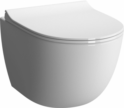 Унитаз подвесной VitrA Sento 7748В003-0075 белый, овальный, 36.5x54 см