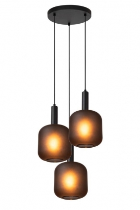 Подвесной светильник Lucide ELOISE 45405/13/30 в современном стиле, цвет черный