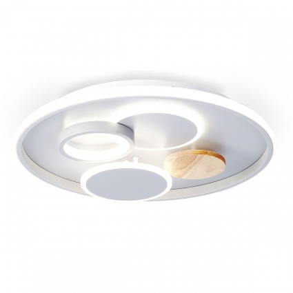 Потолочный светодиодный светильник Ambrella light Comfort LineTech FL4803 цвет белый, мощность 70 Вт