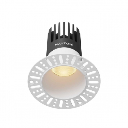Встраиваемый светильник Maytoni Technical Dip DL122-15W-2.7K-TRS-W цвет белый
