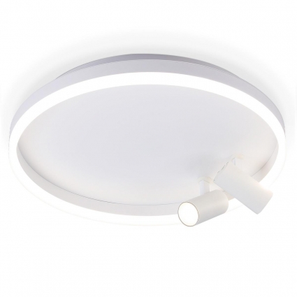Потолочный светодиодный светильник Ambrella light Comfort LineTech FL5112 в стиле Хай-тек, цвет белый