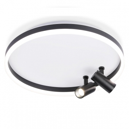 Потолочный светодиодный светильник Ambrella light Comfort LineTech FL5113 в стиле Хай-тек, цвет черный