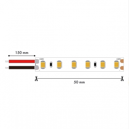 Лента светодиодная SMD2835 9.6W/m 3000K IP65 Favourite 2001-31065 цвет белый