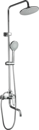 Душевая стойка Frap F2427 хром, штанга 135 см, 3 режима