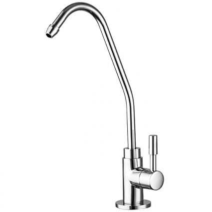 Кран Frap F1052-10 для фильтра, хром, однорычажный, длина излива 11.75 см