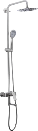 Душевая стойка Gappo G99-20 G2499-20 сатин цвет сталь, штанга 145.7 см