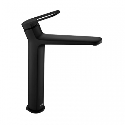 Смеситель для раковины Black&White Gravity 7209MB matt black однорычажный, черный