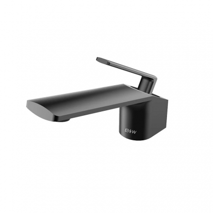 Смеситель для раковины Black&White Gravity 7104MB matt black однорычажный, черный