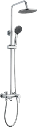 Душевая стойка Frap F2416 хром, штанга 138 см, 3 режима