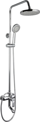 Душевая стойка Frap F2418 хром, штанга 150 см