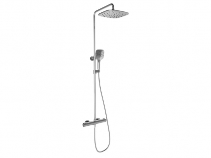 Душевая стойка Ravak Flat FL 091.00CR хром штанга 136 см, шланг 150 см
