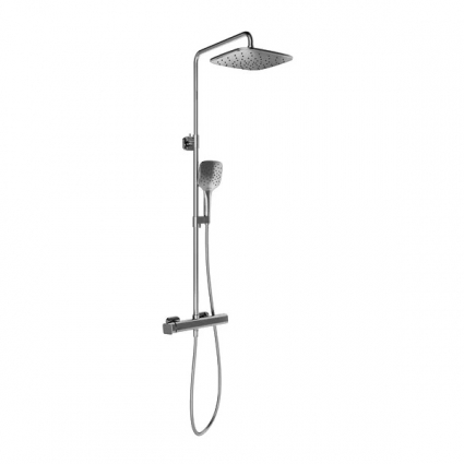 Душевая стойка Ravak 10° Free TD F 098.00CR хром штанга 133.5 см, шланг 150 см