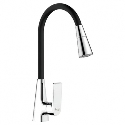 Смеситель для кухни Frap H71 F4471 хром однорычажный, длина излива 21.4 см
