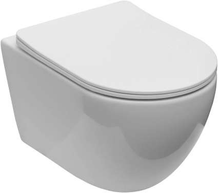 Унитаз подвесной Creto Logan L5 1005-001-L1W белый, 36x52 см