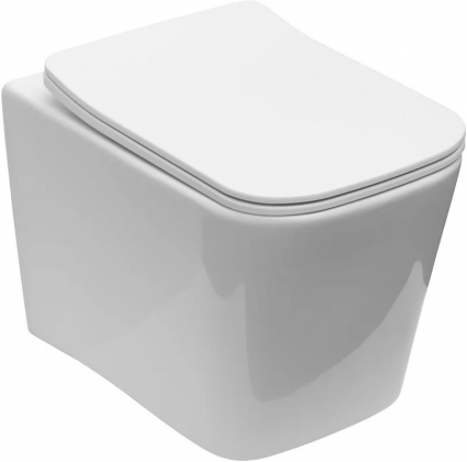 Унитаз подвесной Creto Logan L4 1004-001-L2W белый, 34x52 см
