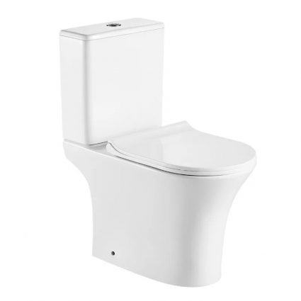 Унитаз-компакт напольный OliveS Sierra SR31126DP белый, 34x65 см