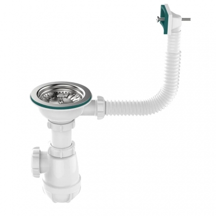 Сифон для мойки Aquant Professional B0145-29-MR хром