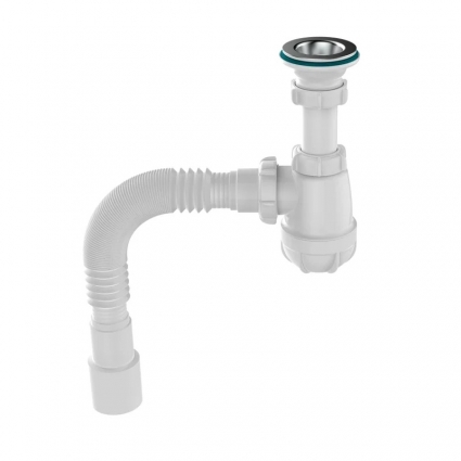 Сифон для раковины Aquant Standart S1015-35-MR хром