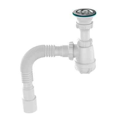Сифон для раковины Aquant Standart S0115-35-MR хром