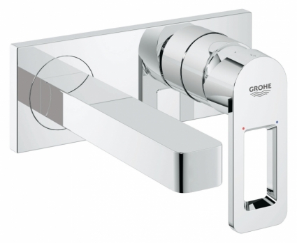 Смеситель Grohe Quadra для раковины однорычажный, хром, длина излива 15.3 см