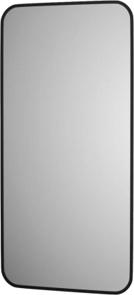 Зеркало Defesto Aura DF 2965 50x100, с нейтральной подсветкой, без выключателя, черное