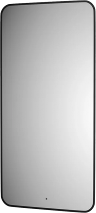 Зеркало Defesto Aura DF 2968R 60x120, с нейтральной подсветкой, инфракрасный выключатель, черное