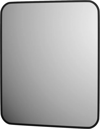 Зеркало Defesto Aura DF 2966 60x70, с нейтральной подсветкой, без выключателя, черное
