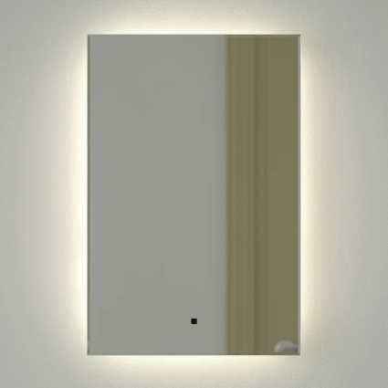 Зеркало Defesto Glow DF 2502R 40х60 с LED-подсветкой, 4 500 K, инфракрасный выключатель
